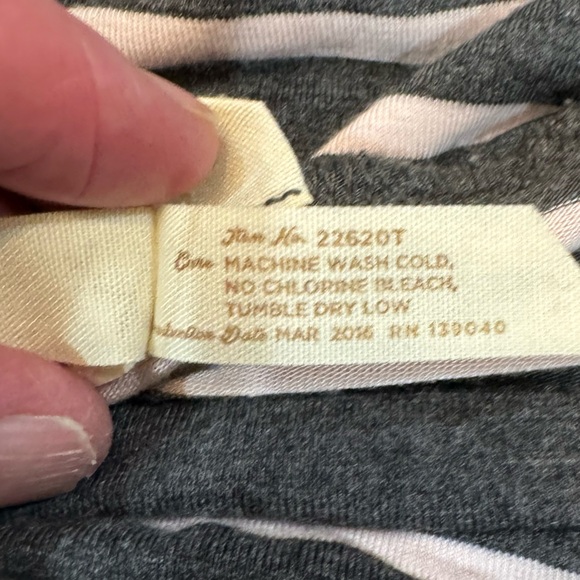 Matilda Jane casual Black and White Striped Long Sleeve Dress/Tunic - Picture 7 of 8